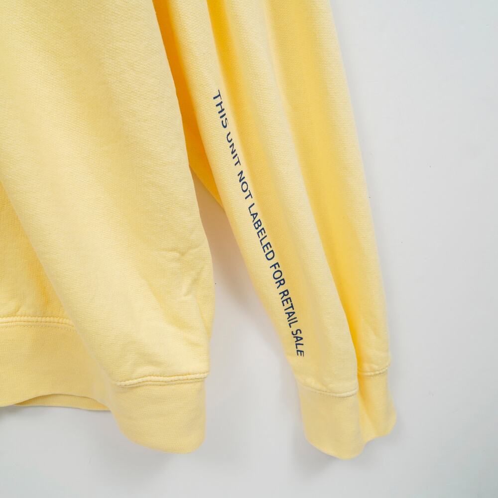 Comfort Colors Sweet Cream Butter Graphic Crewneck Sweatshirt Yellow Size L - Picture 5 of 8